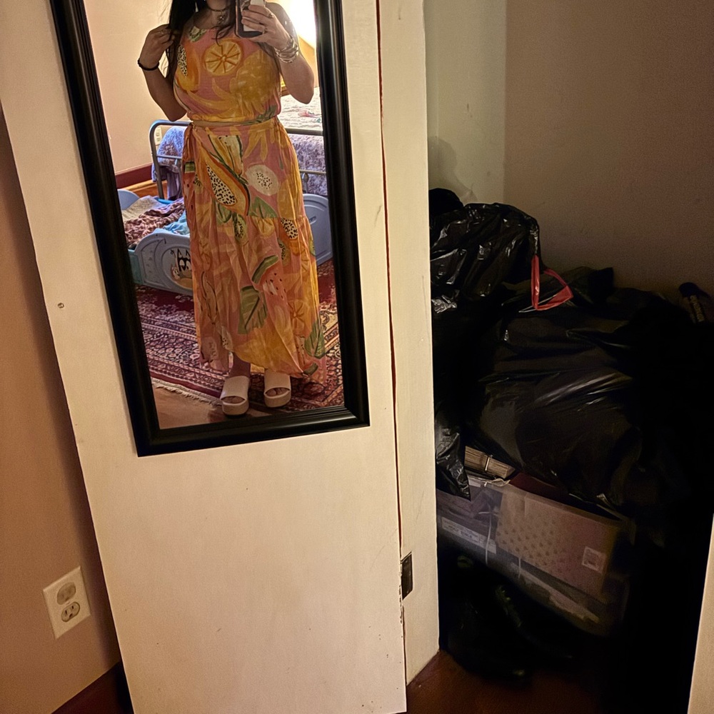 Floral Yellow Dress